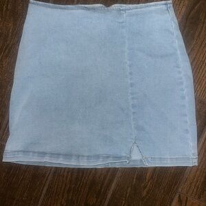 Wild Fable Light Blue Mini Skirt
